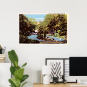 Poster Winona Lake Indiana vers 1930 (Bureau à domicile)