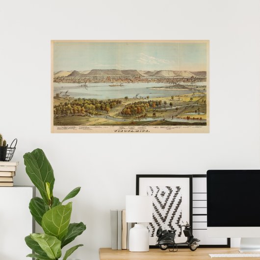 Poster Winona, Minnesota (Bureau à domicile)