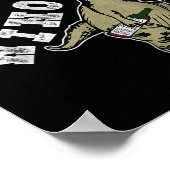 Poster Winosaur Funny Dinosaur Wine Pun (Coin)