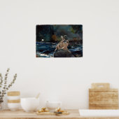 Poster Winslow Homer A Good Shot, Adirondacks (Cuisine)