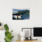 Poster Winslow Homer art, Village Indien, Adirondacks (Bureau à domicile)