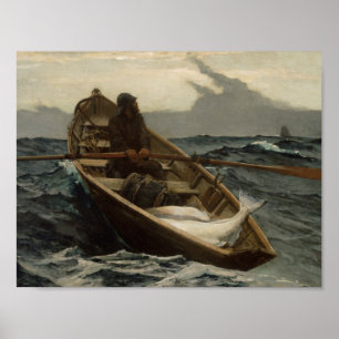 Poster Winslow Homer - Avertissement sur le brouillard