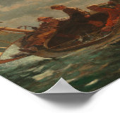 Poster Winslow Homer - Breezing Up (Un Vent Juste) (Coin)
