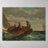 Poster Winslow Homer - Breezing Up (Un Vent Juste) (Devant)
