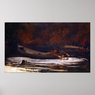 Poster Winslow Homer Hound et Hunter