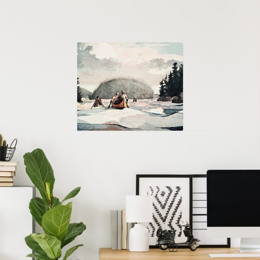 Poster Winslow Homer, Ile Malin, (Bureau à domicile)