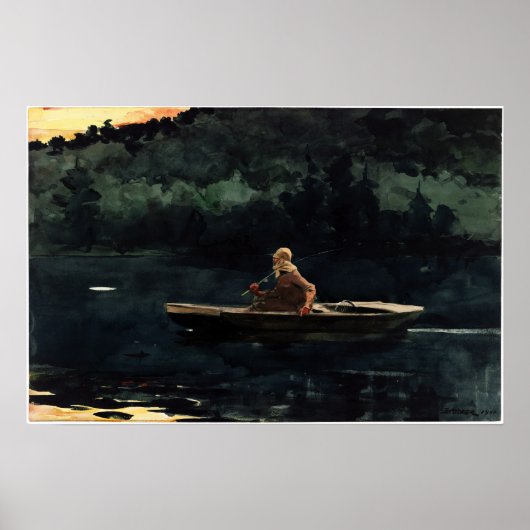 Poster Winslow Homer La Montée (Devant)