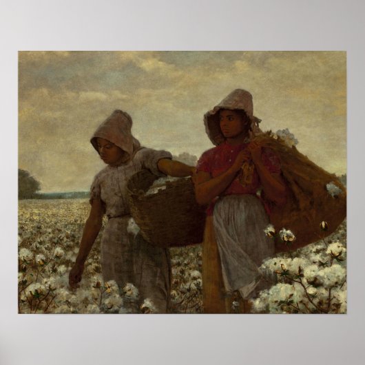 Poster Winslow Homer - Les Sickers En Coton (Devant)