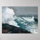 Poster Winslow Homer Northeaster (Devant)