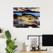 Poster Winslow Homer peinture, Basse (Bureau à domicile)