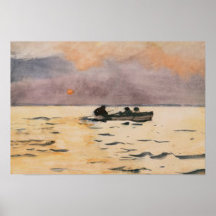 Poster Winslow Homer - Rowing Home