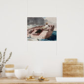 Poster Winslow Homer - The Gulf Stream (Cuisine)