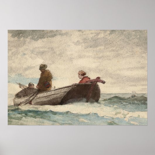 Poster Winslow Homer - Tynemouth Priory, Angleterre (Devant)