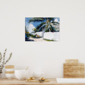 Poster Winslow Homer Un jardin à Nassau (Cuisine)