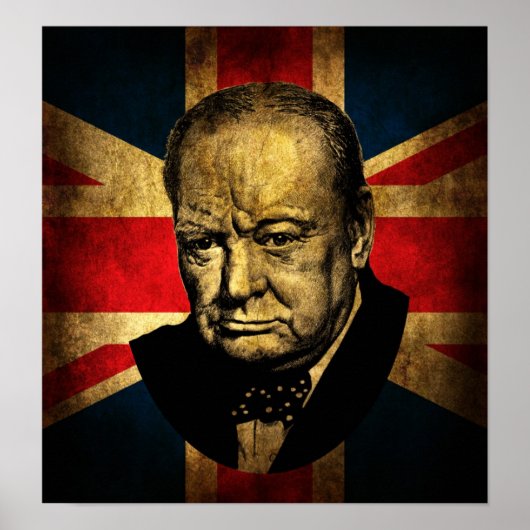 Poster Winston Churchill (Devant)