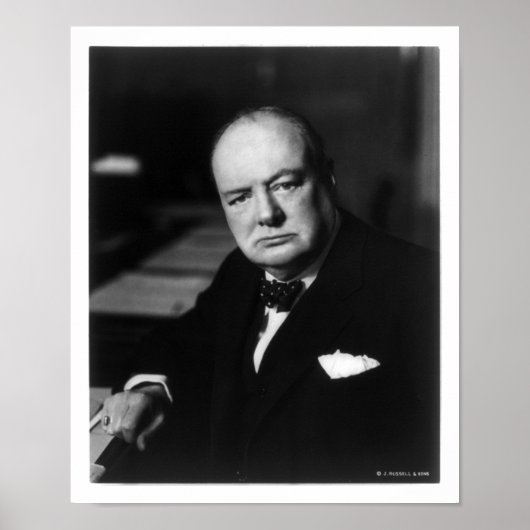 Poster Winston Churchill (Devant)