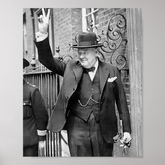 Poster Winston Churchill (Devant)