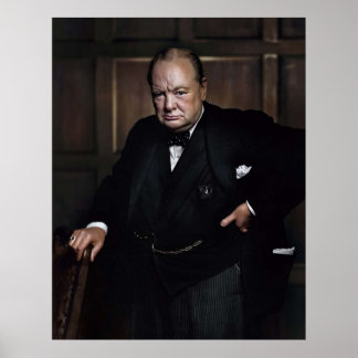 Poster Winston Churchill 1941 par Yousuf Karsh
