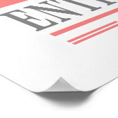 Poster Winston Churchill cite l'enthousiasme pour l'échec (Coin)