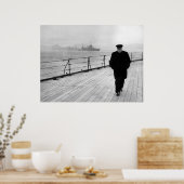 Poster Winston Churchill En Mer (Cuisine)