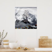 Poster Winston Churchill Motivational SUCCESS QUOTE (Cuisine)