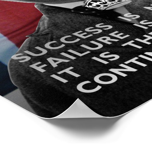 Poster Winston Churchill - Succès (Coin)