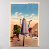 Poster Winston Salem Caroline du Nord The Big Coffee Pot (Devant)