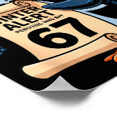 Poster Winter Alert Penguins Who Say 67 Six Seven Meme Ch (Coin)