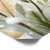 Poster Winter Botanical Foliage – Neutral Minimal Wall Ar (Coin)