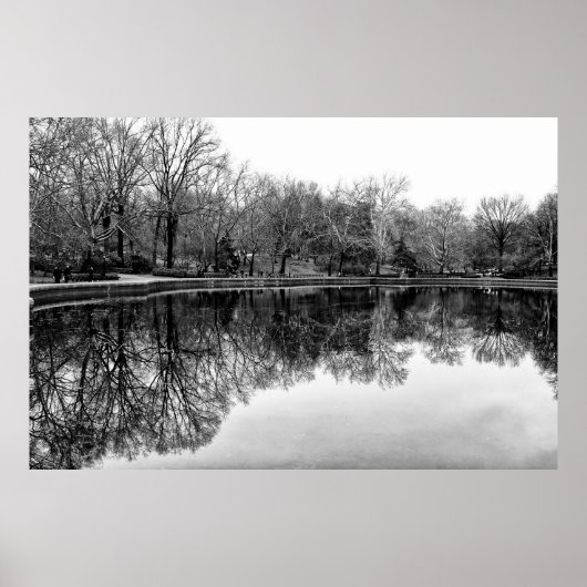 Poster Winter Central Park, NYC Paysage (Devant)