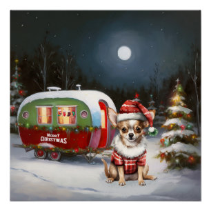 Poster Winter Chihuahua Caravan Christmas Adventure