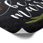 Poster winter christmas eat drink be married sign wedding (Coin)