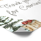 Poster Winter Clothes Cold Outside Thank you for Coming (Coin)