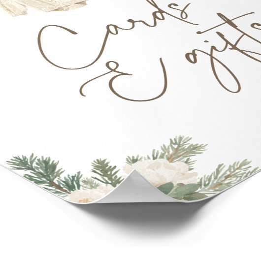 Poster Winter Clothesline Baby Shower Cards and Gifts (Coin)