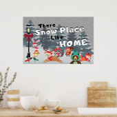 Poster "Winter Design Dessin Animal" Oeuvre d'Art (Cuisine)