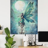 Poster Winter Dream Fairy Imaginaire Art Aquarelle Acryli (Bureau à domicile)