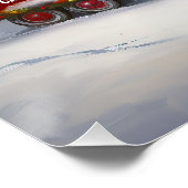 Poster Winter French Bulldog Caravan Christmas Adventure (Coin)