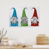 Poster Winter Gnomes (Keuken)