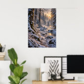 Poster Winter in the Fourfold Forest (Bureau à domicile)