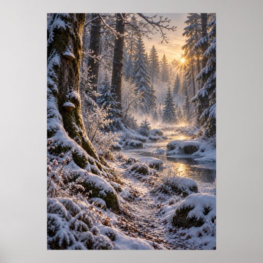 Poster Winter in the Fourfold Forest (Devant)