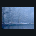 Poster Winter on the river<br><div class="desc">Frosted landscape along the Delaware River</div>