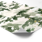 Poster Winter Onederland Forest Premier anniversaire Bien (Coin)