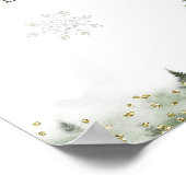 Poster Winter Onederland Forest Premier Anniversaire Snac (Coin)