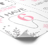 Poster Winter Onederland Wonderland Birthday board (Coin)