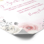 Poster Winter Pastel Pink Snowflake Sleigh Baby Sock Hunt (Coin)