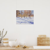 Poster Winter Richmond Park (Cuisine)