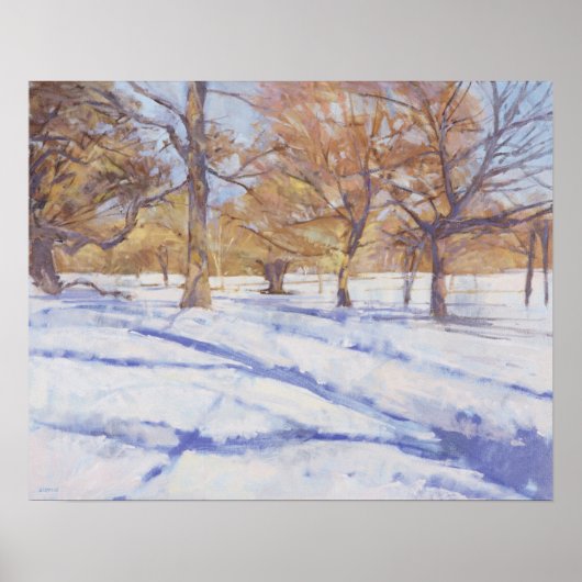Poster Winter Richmond Park (Devant)