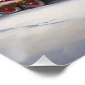 Poster Winter Rottweiler Caravan Christmas Adventure (Coin)