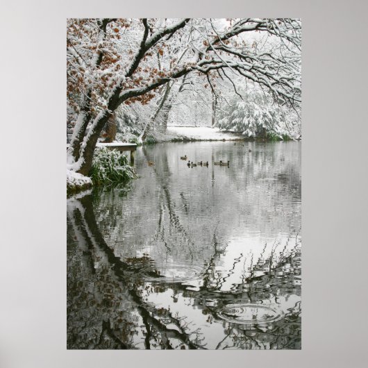 Poster Winter Scene (Voorkant)