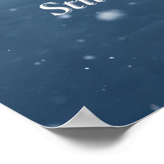 Poster Winter Serenity Art Print – “Soft Light in Quiet S (Coin)